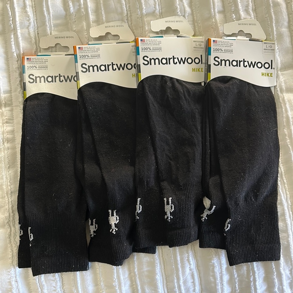 Smartwool merino wool hiking socks.